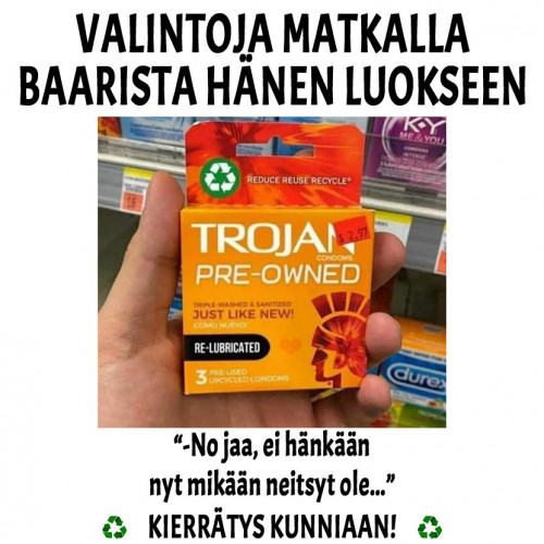 ...sarjassamme "kierrätystä"... ❤