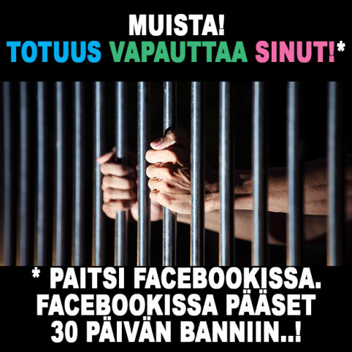 ...sarjassamme "totuus vapauttaa"... ❤