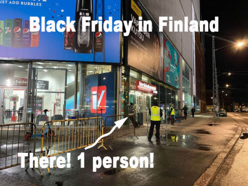 ...sarjassamme "Black Friday in Finland"... ❤