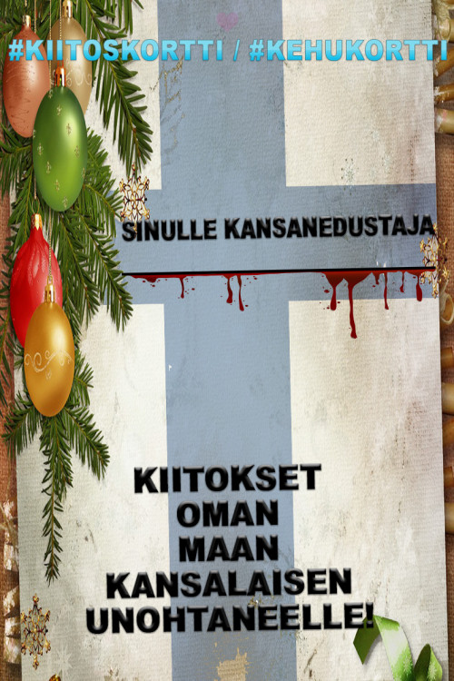 ...sarjassamme "erinomaisen kansanedustustyön huomioiseen printtaa-ja-lähetä-itse-joulukortti-kansanedustajallesi" ❤