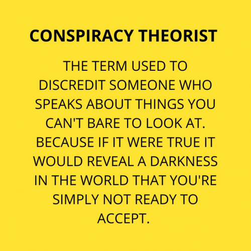 Conspiracy theorist definition