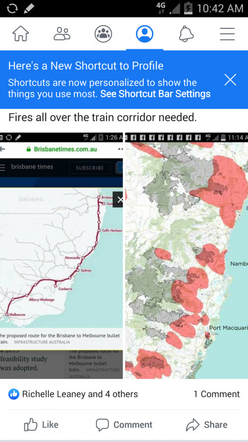 Aussie train line fires 2