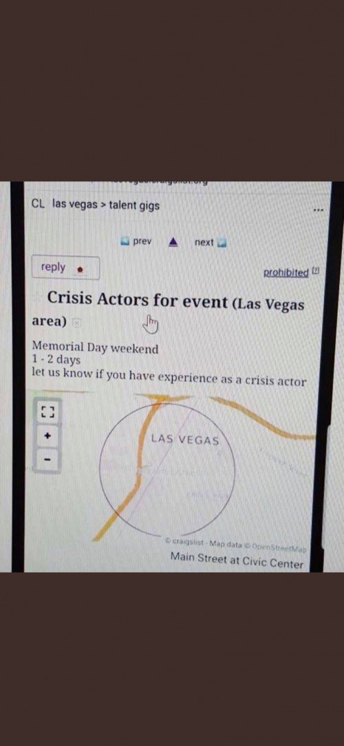 crisis actors wanted