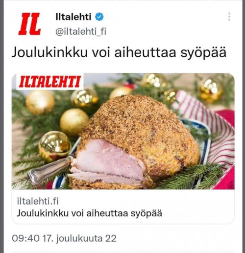 Joukukinkku ja syöpä