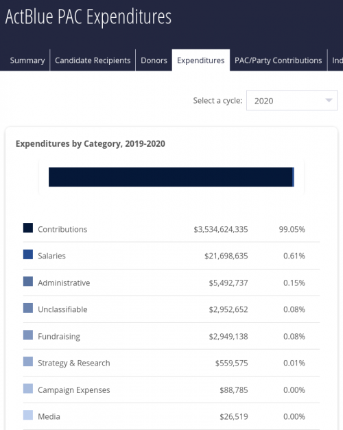 BLM ActBlue Charities Expenditures 1