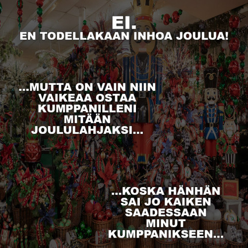 ...sarjassamme "täydellinen joululahja"... ❤️