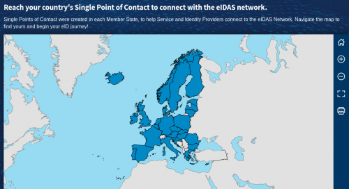 eIDAS network map