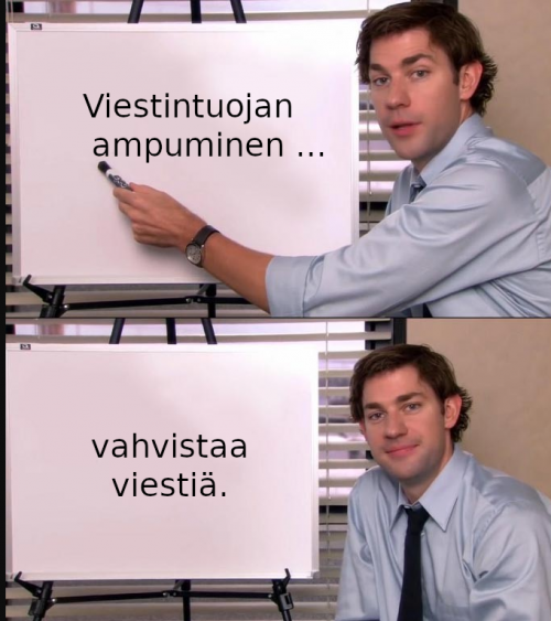 Jim Halpert viestintuojan ampuja