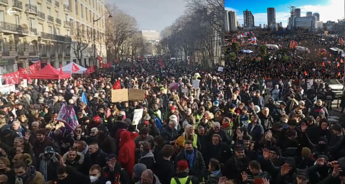 Ranska eläkeuudistusta vastaan 31.01.2023