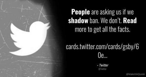 twitter shadow ban