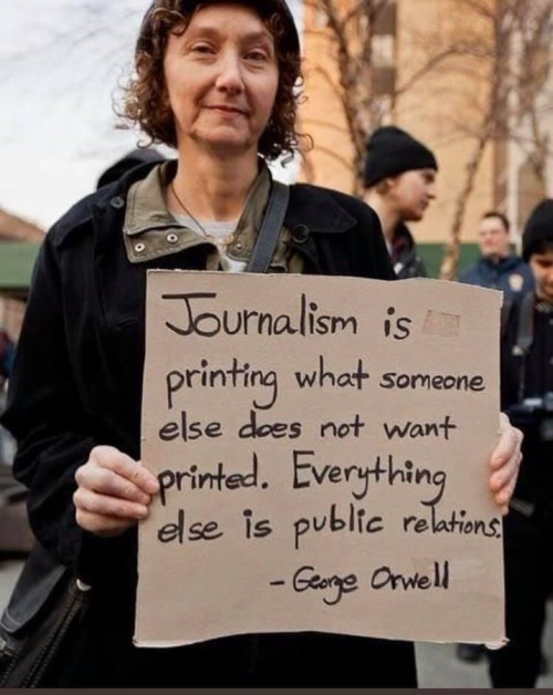 media journalism orwell