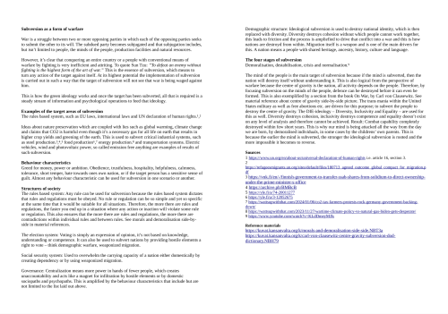 Sources
1 https://www.un.org/en/about-us/universal-declaration-of-human-rights i.e. article 16, section 3.
2 https://refugeesmigrants.un.org/sites/default/files/180713_agreed_outcome_global_compact_for_migration.pdf
3 https://vnk.fi/en/-/finnish-government-to-transfer-ssab-shares-from-solidium-to-direct-ownership-under-the-prime-minister-s-office
4 https://www.raahenseutu.fi/raahe-kaavoittaa-ssabn-tehdasaluetta-koksaamon-mas/5010695
5 https://yle.fi/a/74-20011277
6 https://yle.fi/a/3-12052675
7 https://wattsupwiththat.com/2024/01/06/co2-tax-farmers-protests-rock-germany-government-backing-down/
8 https://wattsupwiththat.com/2023/11/27/wartime-climate-policy-vs-natural-gas-biden-gets-desperate/
9 https://www.youtube.com/watch?v=KLdDmeyMJls

Archives
1 https://archive.is/9JOoo
2 https://web.archive.org/web/20181005182812/https://refugeesmigrants.un.org/sites/default/files/180713_agreed_outcome_global_compact_for_migration.pdf
3 https://archive.ph/PJz6Z
4 https://archive.ph/BMBcB
5 https://archive.ph/DTyyo
6 https://archive.ph/RADu2
7 https://archive.ph/27VZh
8 https://archive.ph/WOqYV
9 https://tube.kansanvalta.org/w/kMKQjb4fowxBYj6Ur5en5u

Reference materials
https://kuvat.kansanvalta.org/k/morals-and-demoralisation-side-side.NBT3a
https://kuvat.kansanvalta.org/k/carl-von-clausewitz-centre-gravity-subversion-dod-dictionary.NBH79